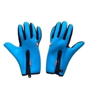 B FOREST WIND GLOVES BLUE + BLACK, XL